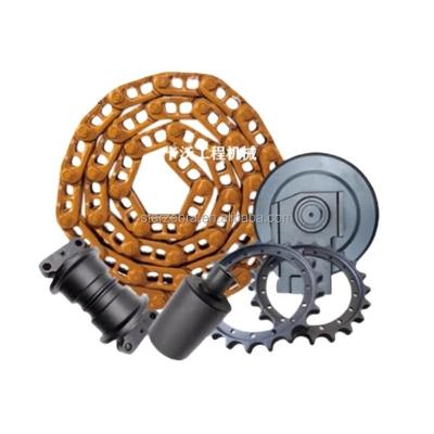 China For Vo/lvo EC80D chain chain rail supporting wheel drive tooth guide wheel supporting wheel tensioning device zu verkaufen