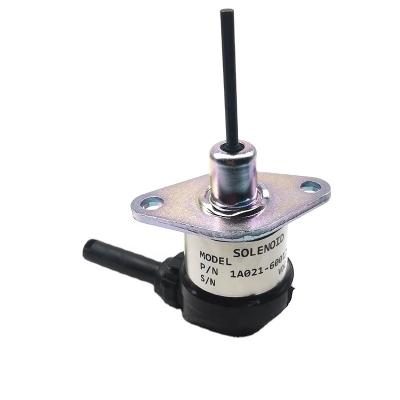 China 1A021-60017 Excavator Fuel Shutoff Solenoid for KUBOTA Tractors Supply 12V Part number 1A021-60017 for sale