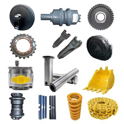 中国 STAR ZEBRA excavator spare parts of excavator chain chain rail supporting wheel drive tooth guide wheel supporting wheel tensioning device 販売のため