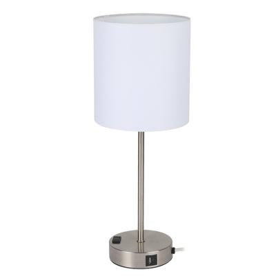 China Hot Selling FUNCTION Amazon Table Lamp 3 Way Dimmable Bedside Touch Control Desk Lamp With 2 Fast A+C USB Ports And AC Outlet for sale