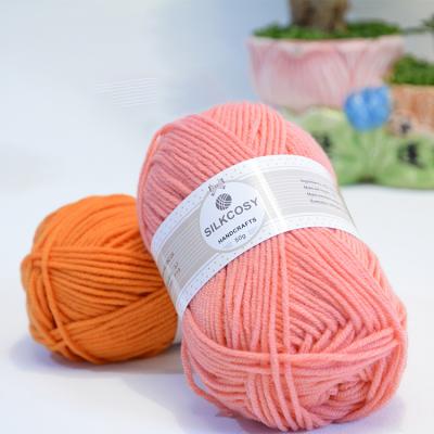 China Hand knitting wholesale cheap hand knitting acrylic milk crochet cotton yarn mixes yarn milk cotton yarn for sale