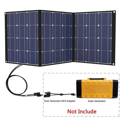 China Monocrystalline Silicon Foldable Solar Blanket 18V 300W Folding Mono Solar Panel 200W Charger Bag for sale