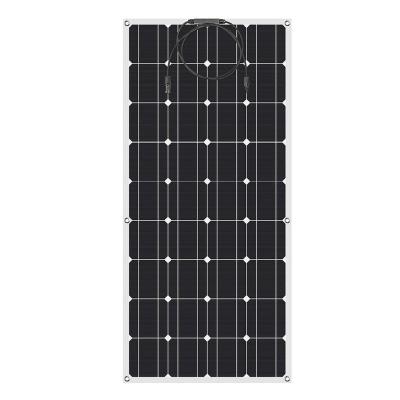 China Mono crystalline silicon solar panel air conditioner 100w solar panel bypass diode 100w flexible solar panel for sale