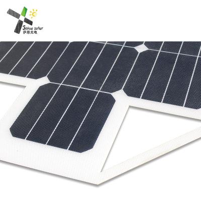 China 1 Amp Flexible Mini Solar Panel Product 10w 20w 30w 40w 50w TPT Custom Voltage 24v 12v for sale