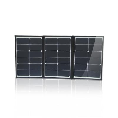 China Car high efficiency sunpower cells PCB supporting portable solar panel battery 20W 40W 60W 100W for sale