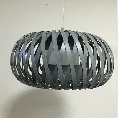 Cina Luce notturna del pendente 220v di Grey Polypropylene Lampshade 300*200MM in vendita