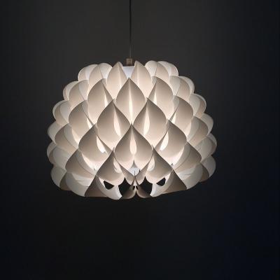 Cina PVC Lotus Polypropylene Lampshade D400MM bianca o su misura in vendita