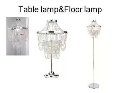 China Lámpara de Crystal Bead Simple Modern Table con el zócalo de E26 27 E12 E14 en venta