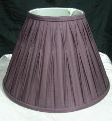 China Modern Hand Gathered Pleated Lamp shade Silk Fabric Box Softback Te koop