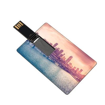 China Promotional Custom Made Flash Usb Drive Custom Printing Flash Card Reader 8Gb 16Gb 32Gb Pen Drive Usb Stick Bank Card for sale