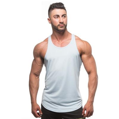 China 2021 USA Mens Tank Tops Breathable Quick Dry Workout Sleeveless Shirts For Running Bodybuilding Gym Fitness Jogging Training for sale