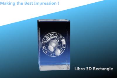 Chine libro 3d crystal/3d laser libro crystal rectangle/3d crystal libro cube/crystal blocks à vendre