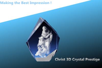 China Christ 3D Crystal/3D CRYSTAL PRESTIGE FLAME/3D LASER CRYSTAL PHOTO FRAME/3D CRYSTAL FRAME for sale