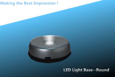 China light base round/round light base/silver round light base/LED light base round/round base à venda