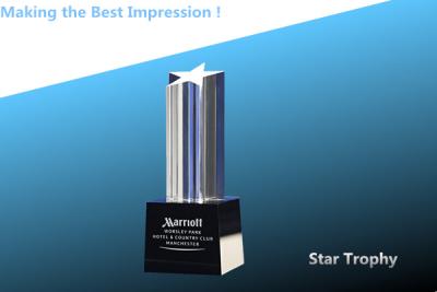 China star top trophy/crystal star award/crystal top star awards/star crystal award/crystal star for sale