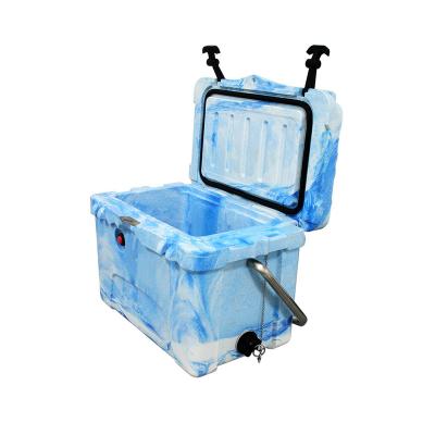 China Waterproof Portable Insulation Storage Camping Chest Rotomolded Ice Cooler Box For Outdoor for sale