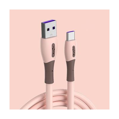 China Magnetic Liquid Silicone MP3/MP4 Player V8 Data Sync Charger Samsung Android Mobile Phones 3A USB Fast Charging Micro Cable for sale