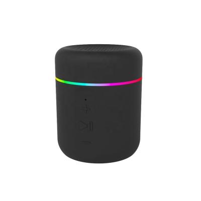 China Wireless Charger For Portable Mobile Phone LED Rainbow Color Backlight Smart Mifa TWS IPX6 Waterproof Speaker for sale