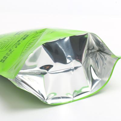 China Disposable Custom Airtight Aluminum Foil Laminated Plastic Food Packaging Smell Proof Bags Small Plastic Zipper Tea Packet Bag Pouch for sale