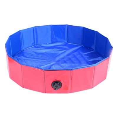 China Viable Collapsible Pet Bathtub for Cats and Dogs Outdoor PVC Swimming Pool for Dogs and Cats Dog Pet Tub for sale