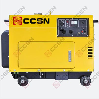 중국 CCSN 휴대용 조용한 발전기 세트 5KW/6.25KVA 3000r/Min 판매용