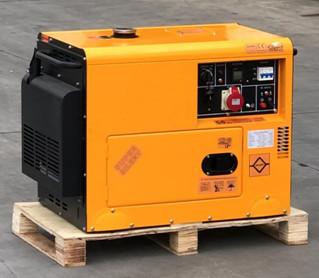 China CCSN 10KW/12,5KVA mobiele stille dieselgenerator 220V driefase 380V laag geluidsniveau zuiver koper ATS-besturing Te koop