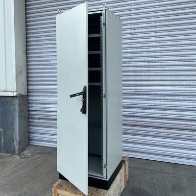 China SPCC Cold Rolled Steel Industrial Equipment Outdoor Control Telecom W-TEL MSAN OLT Electronic Cabinet IP66 With Air Conditioner Cooling for sale