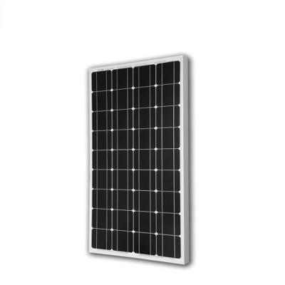 China Flexible Solar Panels 100w Small Capacity Mono Solar Panel System For Home 156.75mmx156.75mm for sale