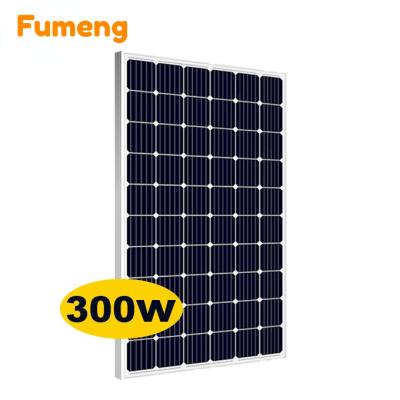 China Solar Power Products Solar Panels 12v 300w Modules Flexible Monocrystalline Solar Panel System For Home 166mmx166mm for sale