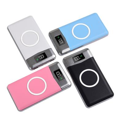 China New Design Portable Wireless Power Charger 10000mAh High Capacity Fast Bank Charges for sale