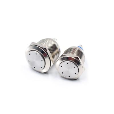 China Stainless Steel CHHB 19mm Metal Led Buzzer 12v 24v 220v for sale