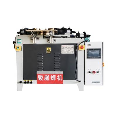 China JW-120KVA High Efficiency CE EMC CNC G Spot Spark Butt Pneumatic Fusion Welding For 45 Degree Angle Metal for sale