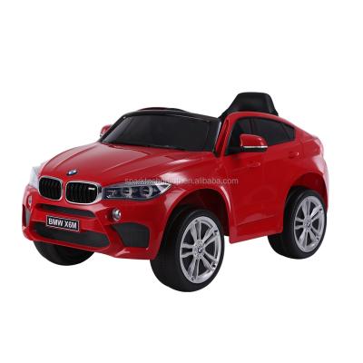 China Ride on Toy Hot Selling Licensed 12V Electric Car Toy Model BMW X6M SUV Kids Electric Car for sale