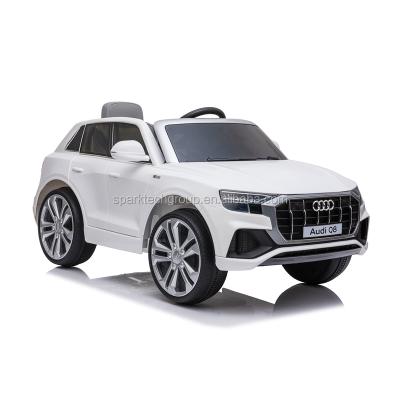 China Ride On Toy 2020 Newest Cheap Ride On Toys Licensed Audi Q8 Big Power Car Child Kids Remote Control Cars New This Year for sale