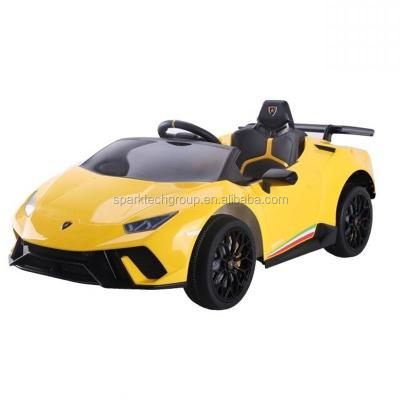 China Toy SparkFun Newest Licensed Lamborghini Huracan 12v Battery Operated Ride On Four Drive Kids Electric Toy Lamborghini Ride On Car for sale