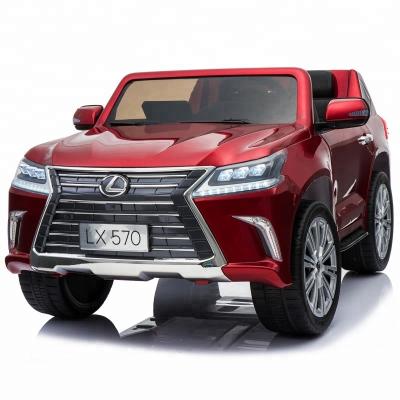 China Ride on Toy Hottest Selling in USA Licensed Big Toy Two Seats Lexus Kid LX 570 Power Car for sale