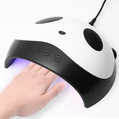 China Supply Led UV Gel Nail Lamp 36W Cute Panda Nail Lamp 4 Dryer Timers NL031 for sale