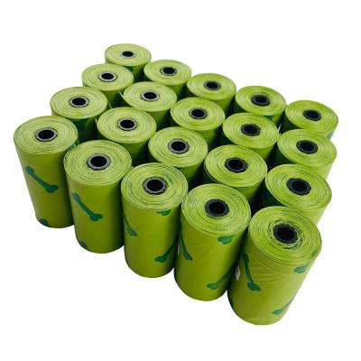 China Quality Viable Guaranteed Appropriate Price Customized Size Green Biodegradable Waste Dog Poop Bags for sale