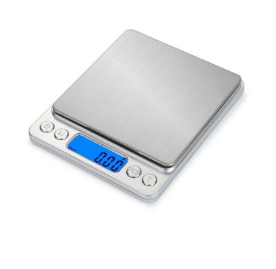 China With Scale Tray Large Range Small Kitchen Scale 1kg/0.01g, USB Charging Mini Food Electronic Scale, High Accuracy Cooking Scale for sale