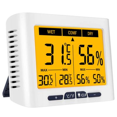 China Indoor Thermometer & Indoor Hygrometer Thermometer Humidity Meter Room Thermometer with Temperature and Humidity Monitor Mini Hygrometer Thermometer for sale