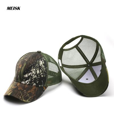 China COMMON 2021 Summer Camouflage Sports Mesh Hats Breathable Baseball Caps For Men for sale