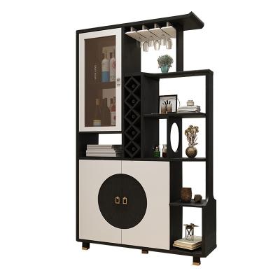 China Storage Customized Multifunctional Postmodern Minimalist Style Living Room Partition Porch Decoration Locker Wine Cabinet for sale