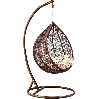 China Adjustable Rotating Basket Lounger (Others) Nest Stylish Rattan Indoor Hanging Furniture for sale