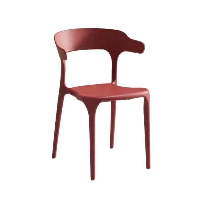 China Colorful Nordic Modern Simple Unfolded PP Hotel Dining Color Chair for sale