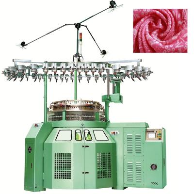 China Fully Automatic Single Electric Jacquard Fabric Dress Fabric Circular Knitting Machine for sale