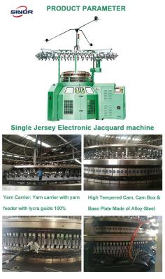 Κίνα Single Jersey Electric Weft Round Knitting Machine To Make Fabric Korean προς πώληση