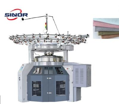 China Interlock RIB Circular Double Jersey Knitting Machine Can Simple Jacquard Fabric Te koop