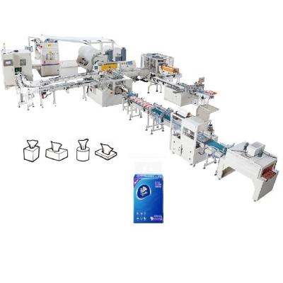 China fold fully automatic Facial Tissue Making Machine production line Hand Towel Paper en venta