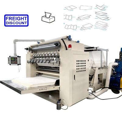 China Paper Grams Amount Facial Tissue Making Machine Color Gluing Lamination Folding zu verkaufen