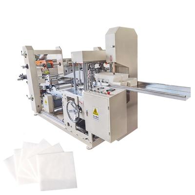 China 1 /4 fold serviette Napkin Making Machine color printing paper à venda